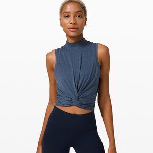 Lululemon Time to Restore Tank in Iron Blue